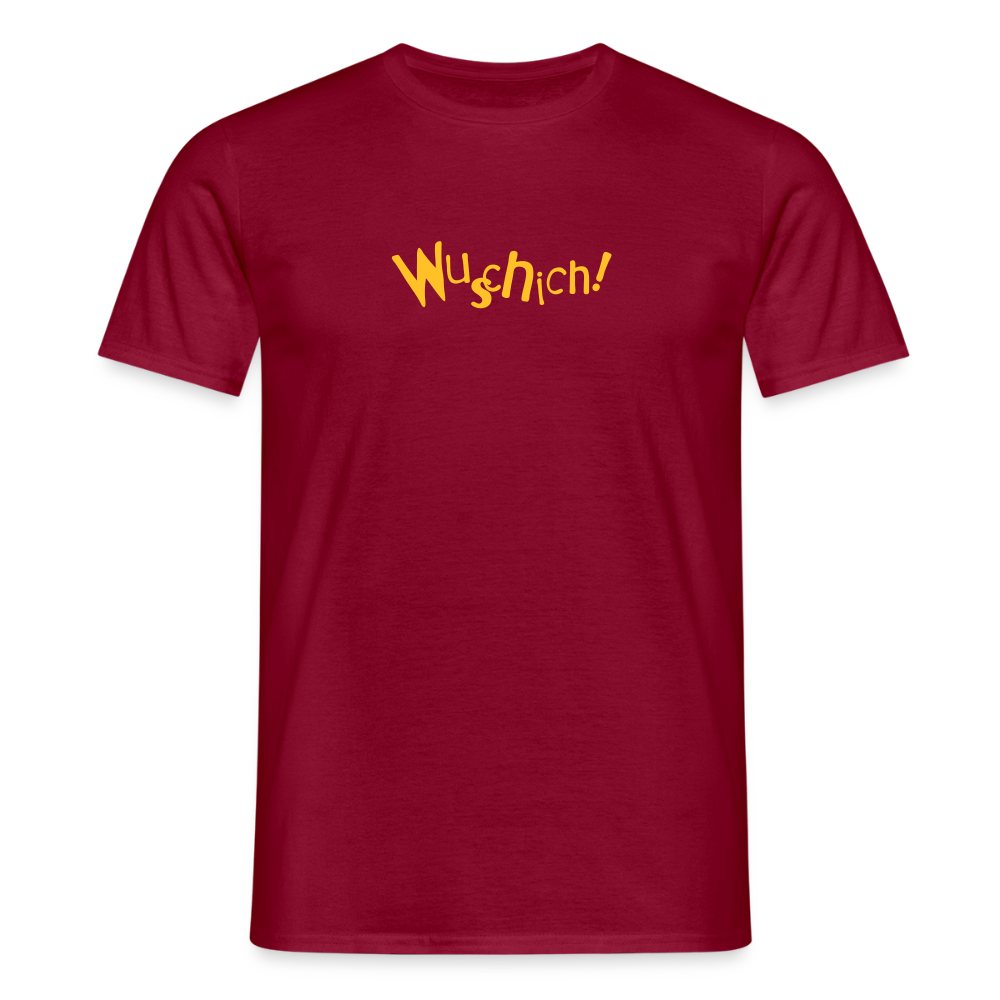 Wuschich! - Männer Premium T-Shirt - Ziegelrot