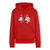 Berliner Einhorn - Frauen Premium Hoodie - Rot