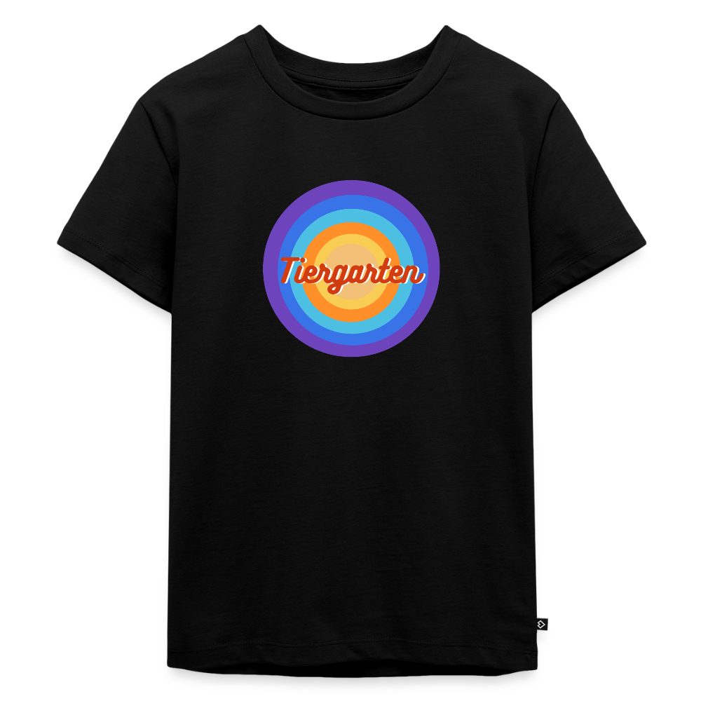 Tiergarten Retro - Kinder Premium T-Shirt - Schwarz