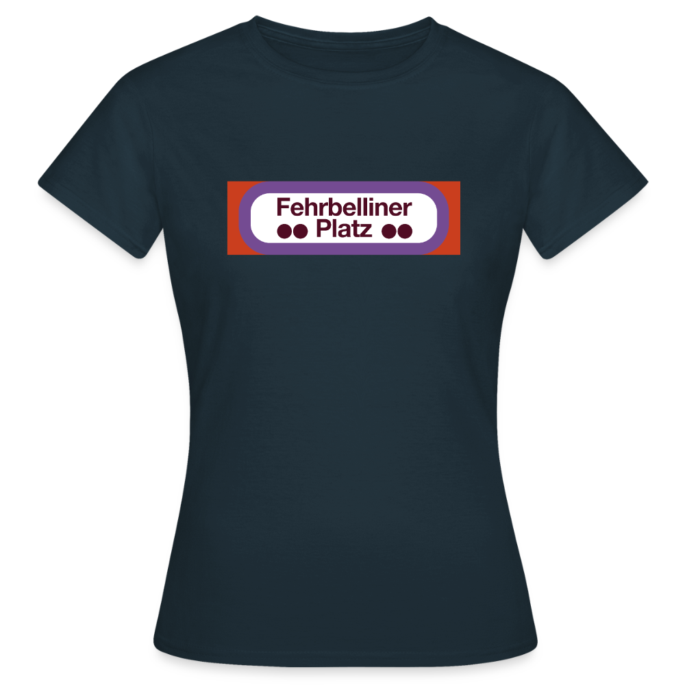 Fehrbelliner platz - Frauen Premium T-Shirt - Navy