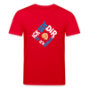 Ick seh' dir. Dit is'n Problem. - Unisex Bio T-Shirt - Rot