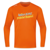 Mein Kiez, meine Regeln! - Männer Sport Langamshirt - Neonorange