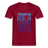 Tiergarten Planet Earth - Männer Premium T-Shirt - Ziegelrot