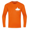 Vajisset - Männer Sport Langamshirt - Neonorange