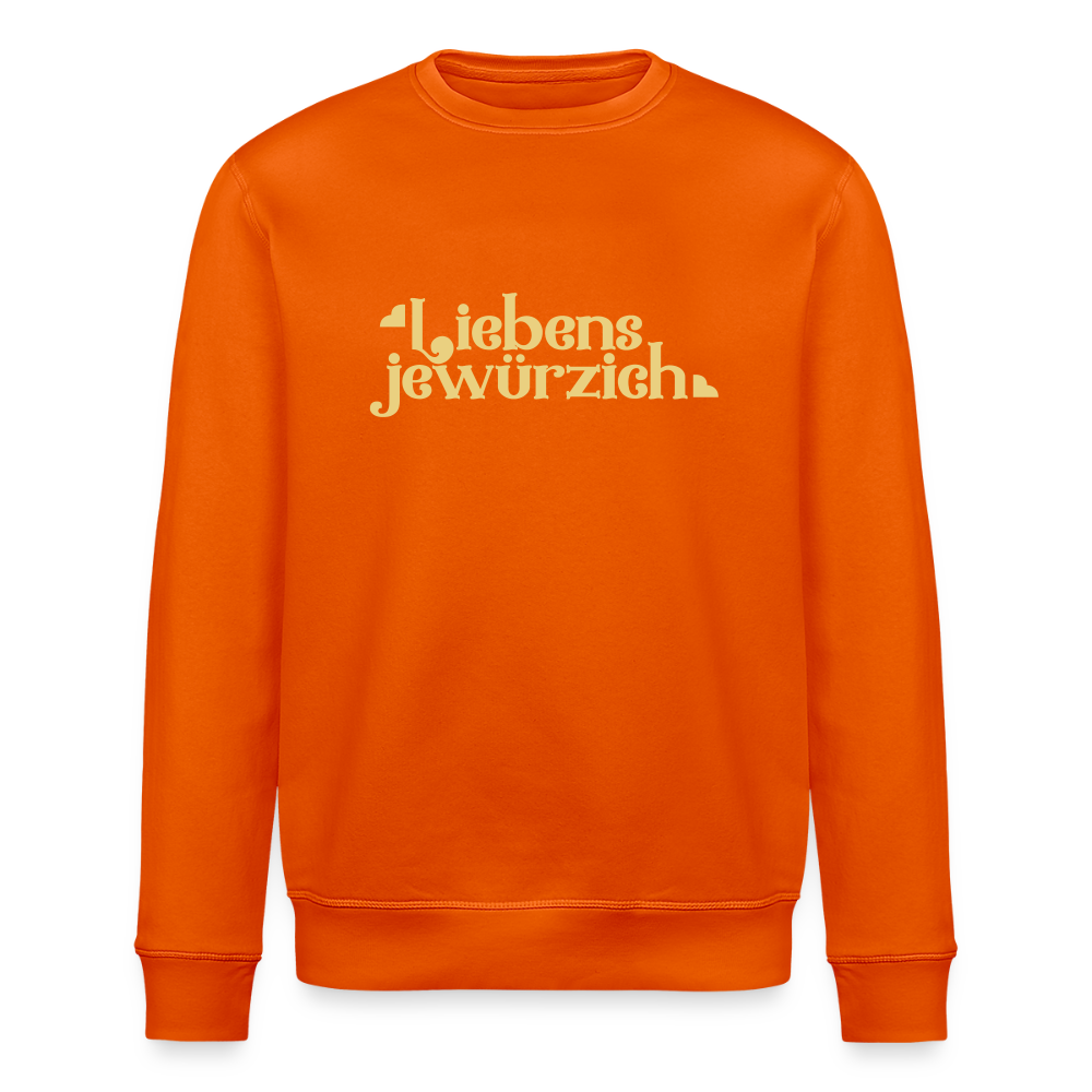 Liebensjewürzich - Unisex Bio Sweatshirt - Tieforange