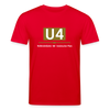 U4 - Unisex Bio T-Shirt - Rot