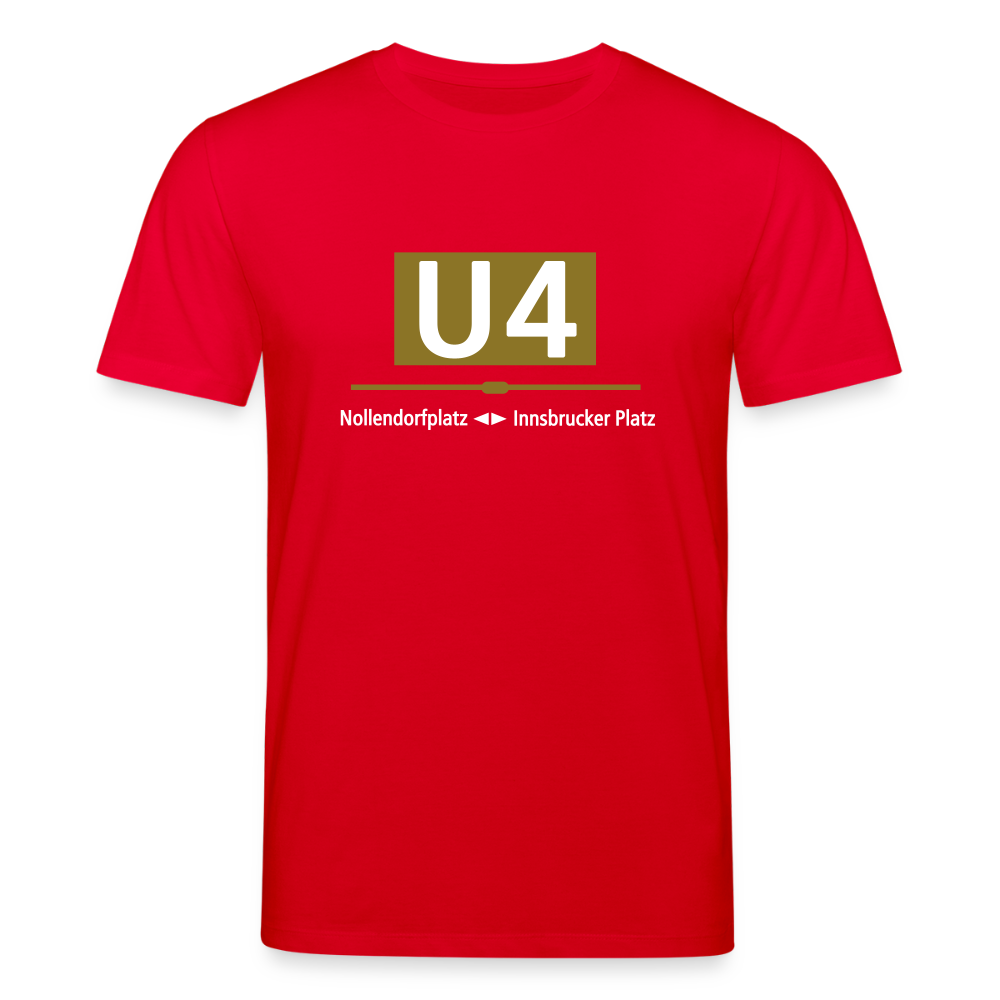 U4 - Unisex Bio T-Shirt - Rot