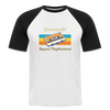 Grunewald Hippest Neighborhood - Männer Baseball T-Shirt - Weiß/Schwarz