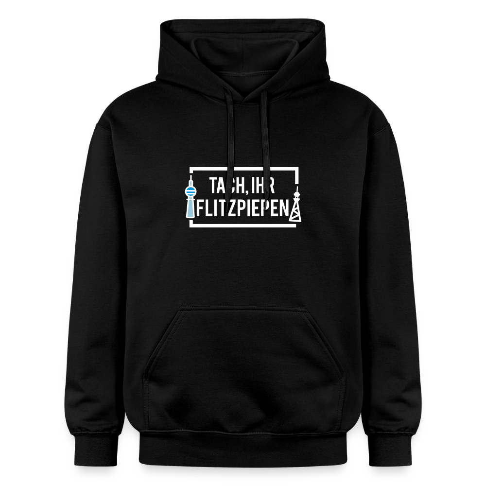Tach ihr Flitzpiepen - Hoodie - Schwarz