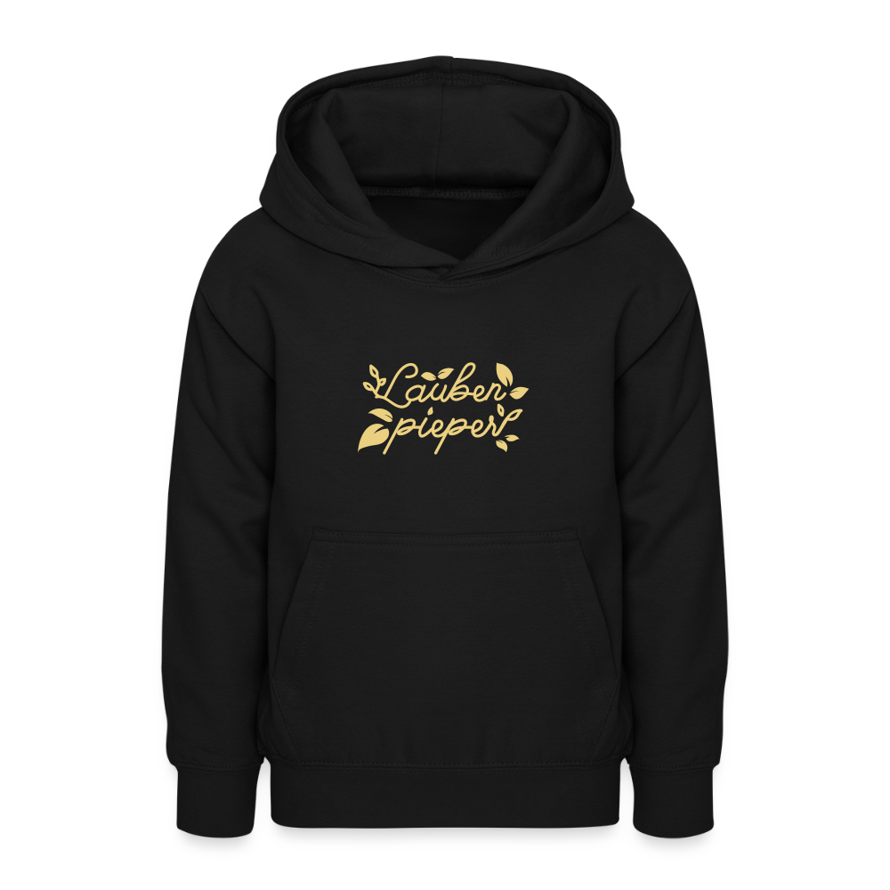 Lauben pieper - Teenager Hoodie - Schwarz