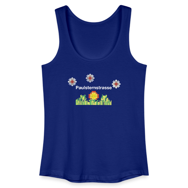 Paulsternstrasse - Frauen Bio Tank Top - Königsblau