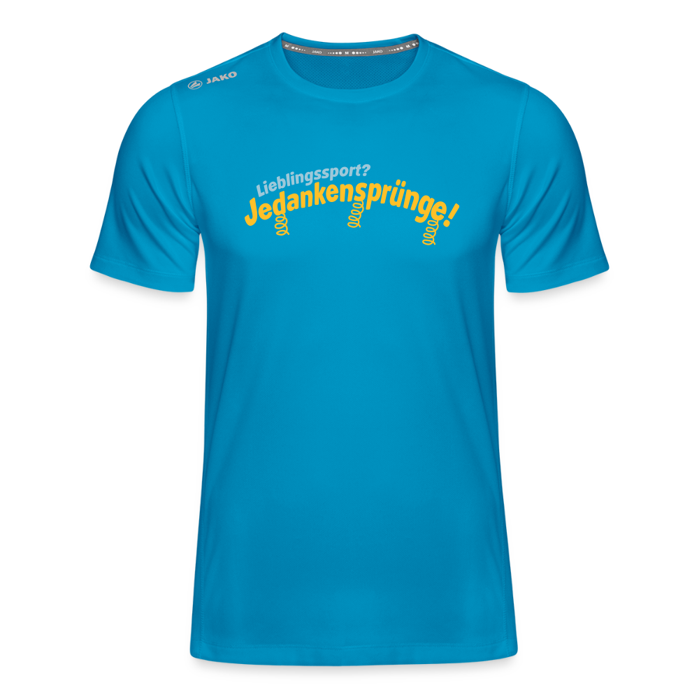 Lieblingssport? Jedankensprünge! - Männer Sport-Shirt - Saphirblau
