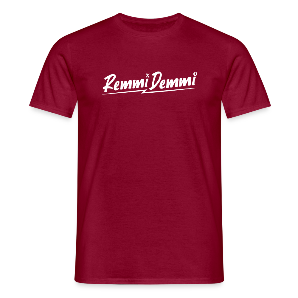 Remmi Demmi - Männer Premium T-Shirt - Ziegelrot