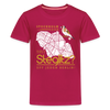 Stockholm oder Steglitz - Teenager Premium T-Shirt - dunkles Pink