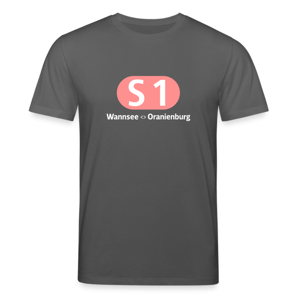 S1 - Unisex Bio T-Shirt - Anthrazit