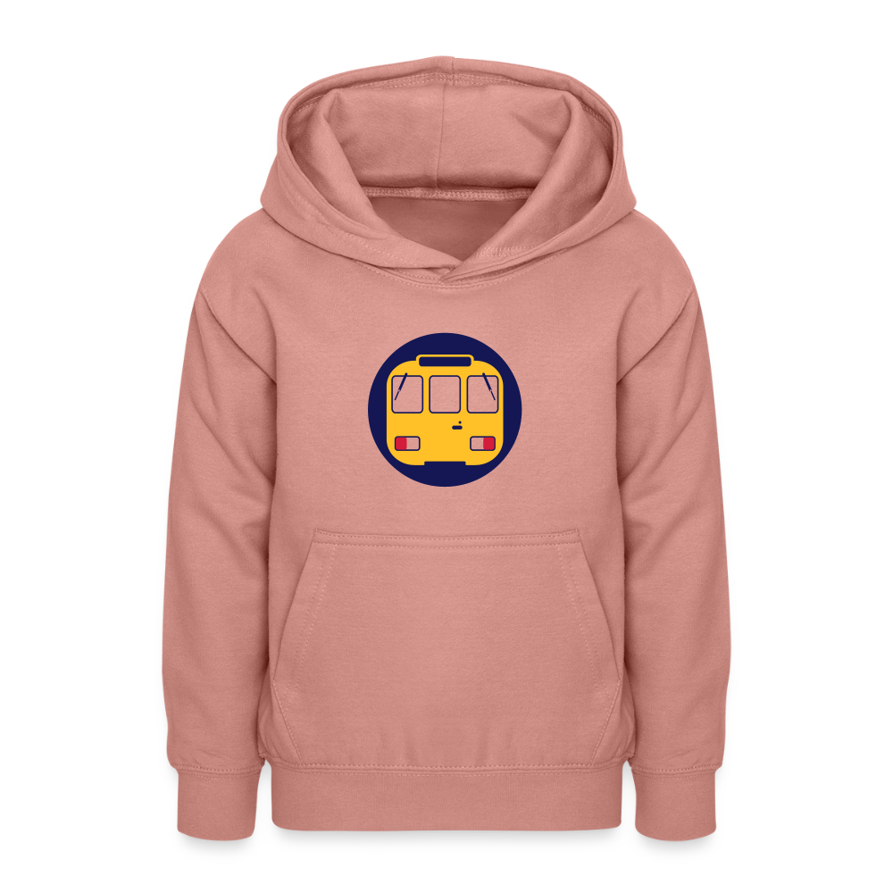 U-Bahntunnel - Teenager Hoodie - Altrosa