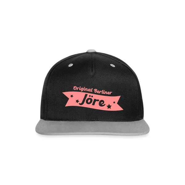 Berliner Jöre - Snapback Cap - Schwarz/Grau