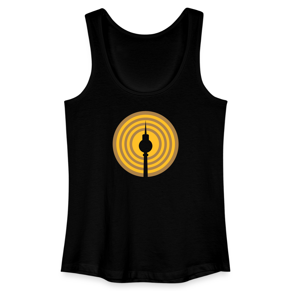 Berlin im Fokus - Frauen Bio Tank Top - Schwarz