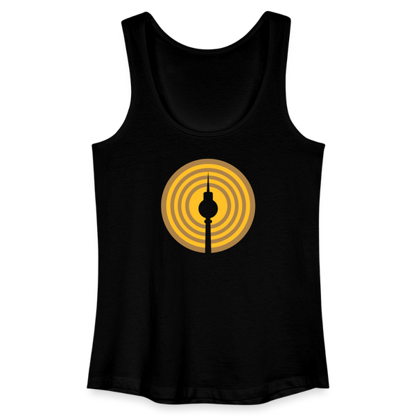 Berlin im Fokus - Frauen Bio Tank Top - Schwarz