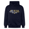Bier einatmen, Negativität ausatmen. - Hoodie - Navy