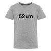 52 m Viktoria Park - Teenager Premium T-Shirt - Grau meliert
