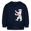 Bär im U-Bahnnetz - Baby Bio Pullover - Navy