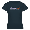 Schnauze voll? Dann halt sie mal! - Frauen Premium T-Shirt - Navy