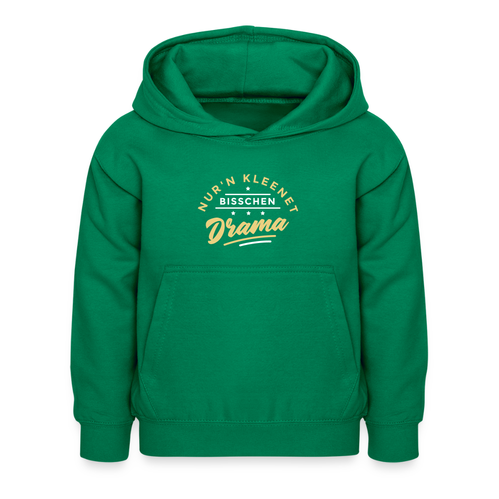 Nur'n kleenet Bisschen Drama - Kinder Hoodie - Kelly Green