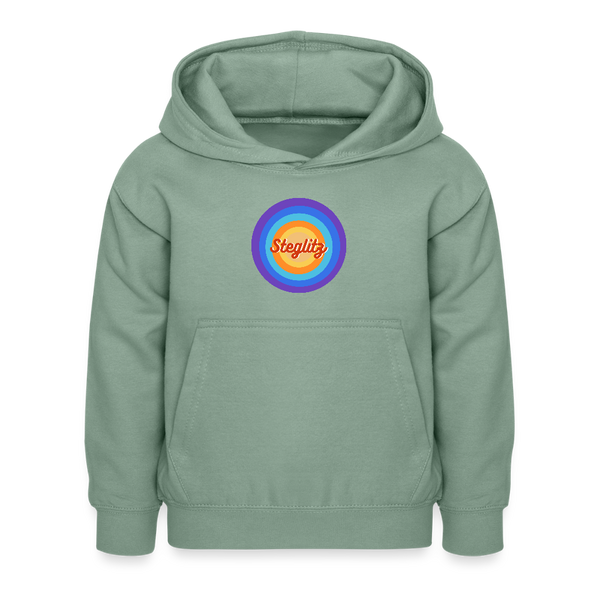Steglitz Retro - Kinder Hoodie - Graugrün