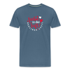 Liebe in der Luft! Berliner Luft! - Männer Premium T-Shirt - Blaugrau