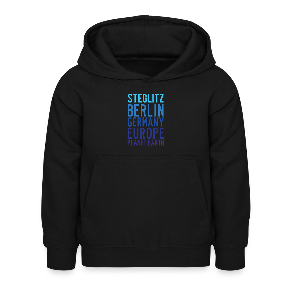 Steglitz Planet Earth - Kinder Hoodie - Schwarz