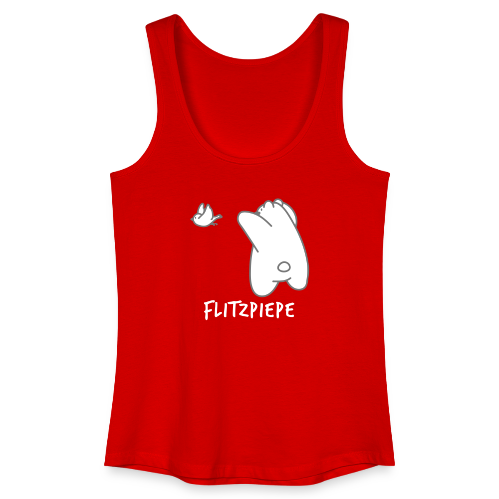 Flitzpiepe - Frauen Bio Tank Top - Rot