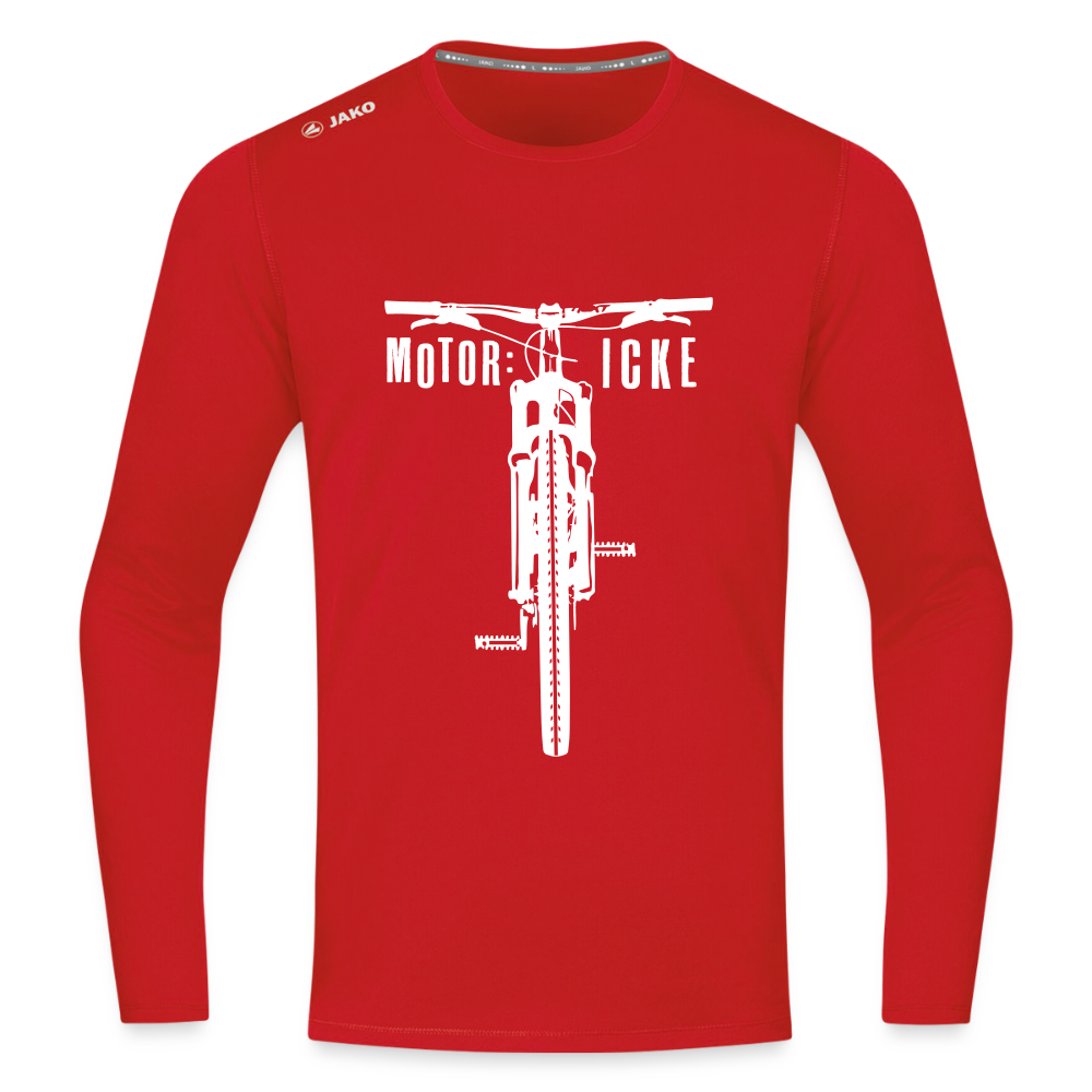 Motor icke - Männer Sport Langamshirt - Rot