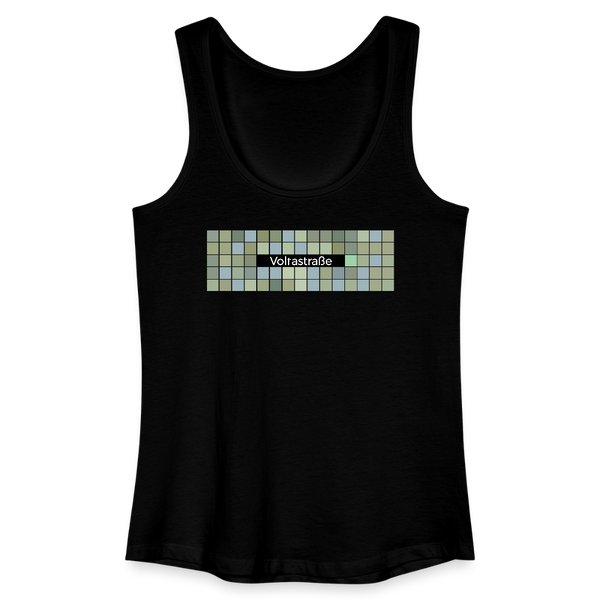 Voltastrasse - Frauen Bio Tank Top - Schwarz