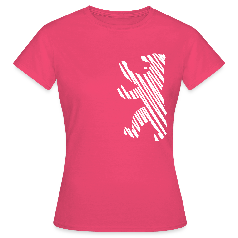 Berliner Bär im Netz - weiß - Frauen Premium T-Shirt - Azalea
