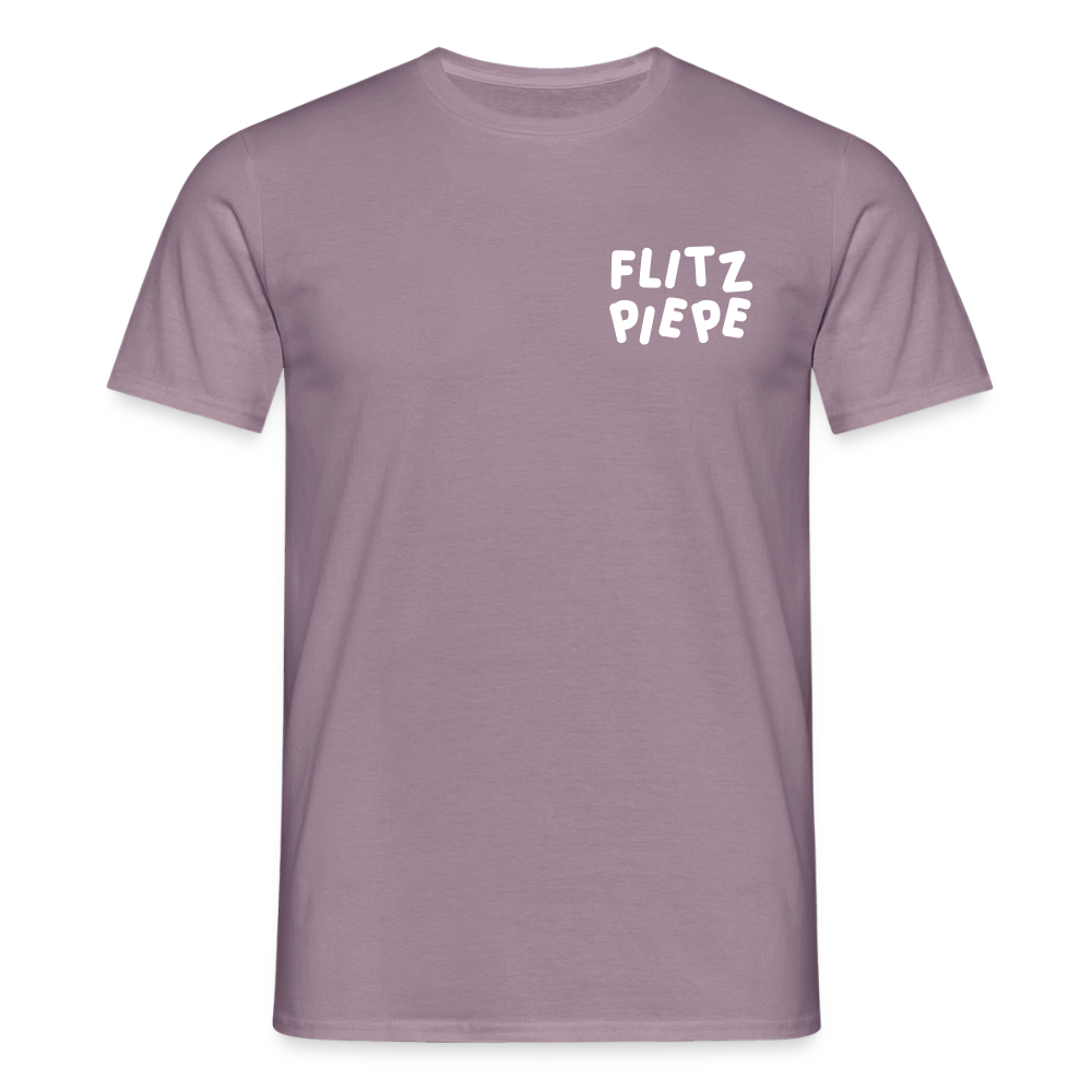 Flitzpiepe - Männer Premium T-Shirt - Lilagrau 