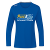 Pack' den Tag beim Schlawittchen - Frauen Sport Langarmshirt - Royalblau