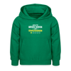 Keen Bock uff Erwachsensein - Kinder Hoodie - Kelly Green