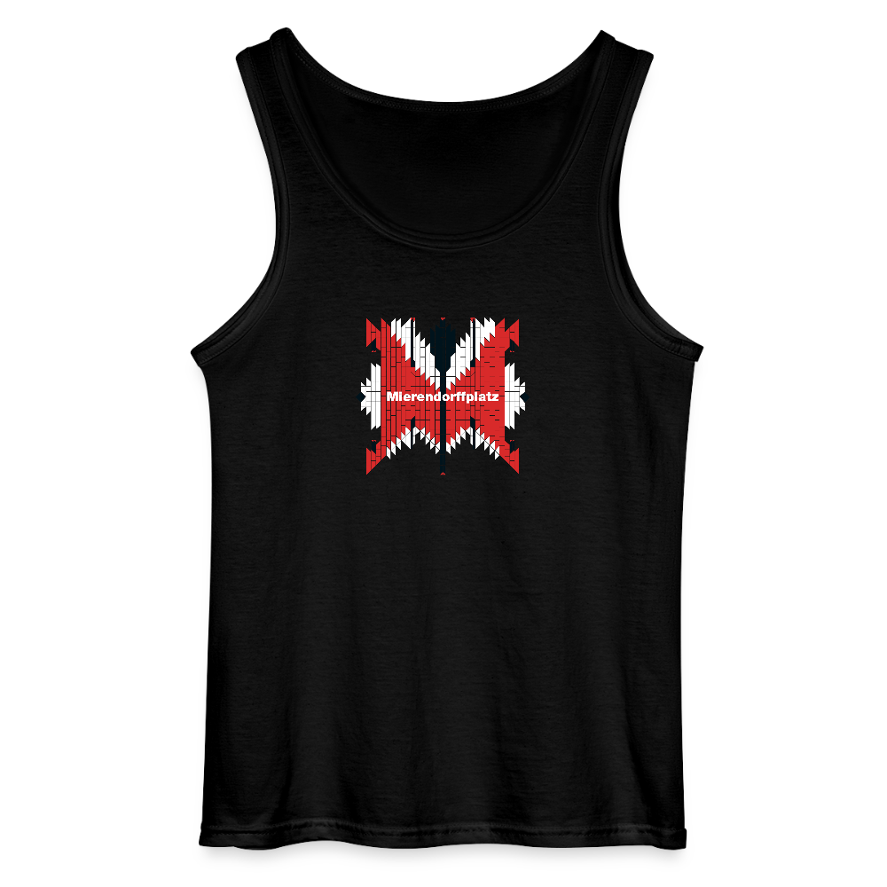 Mierendorffplatz - Männer Tank Top - Schwarz