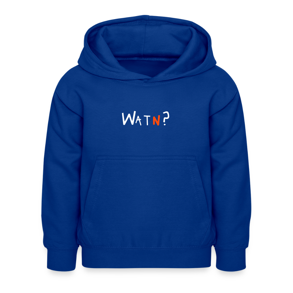 WATN? - Kinder Hoodie - Royalblau
