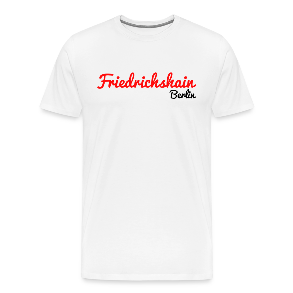 Friedrichshain Berlin - Männer Premium T-Shirt - Weiß