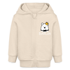 Bärlin - Baby Bio Zip Hoodie - Weißgrau