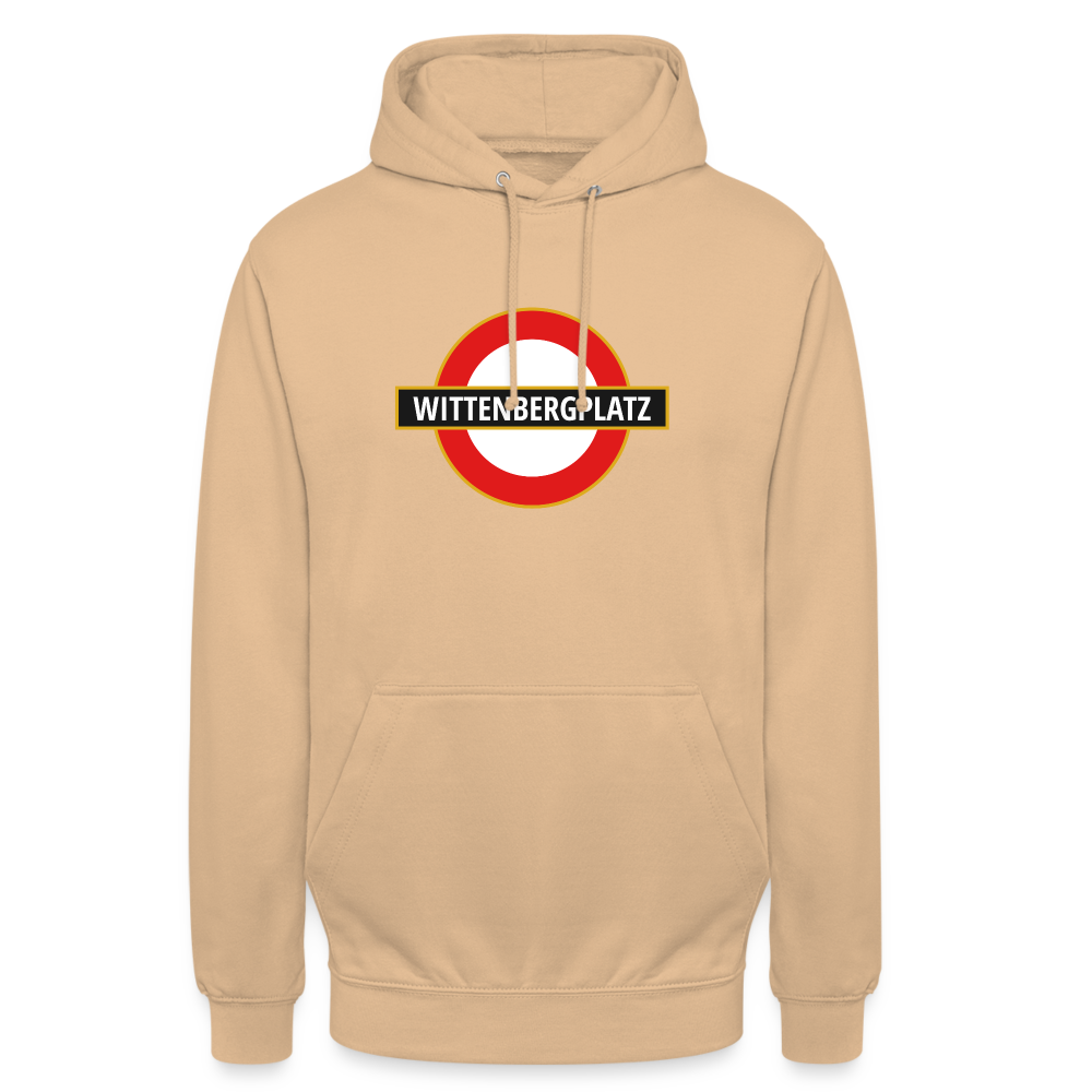 Wittenbergplatz - Unisex Hoodie - Pfirsich