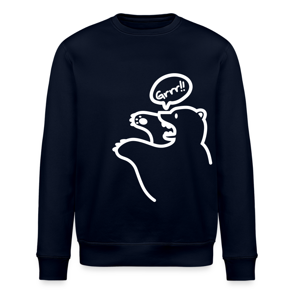 Böser Berliner Bär - Unisex Bio Sweatshirt - Navy