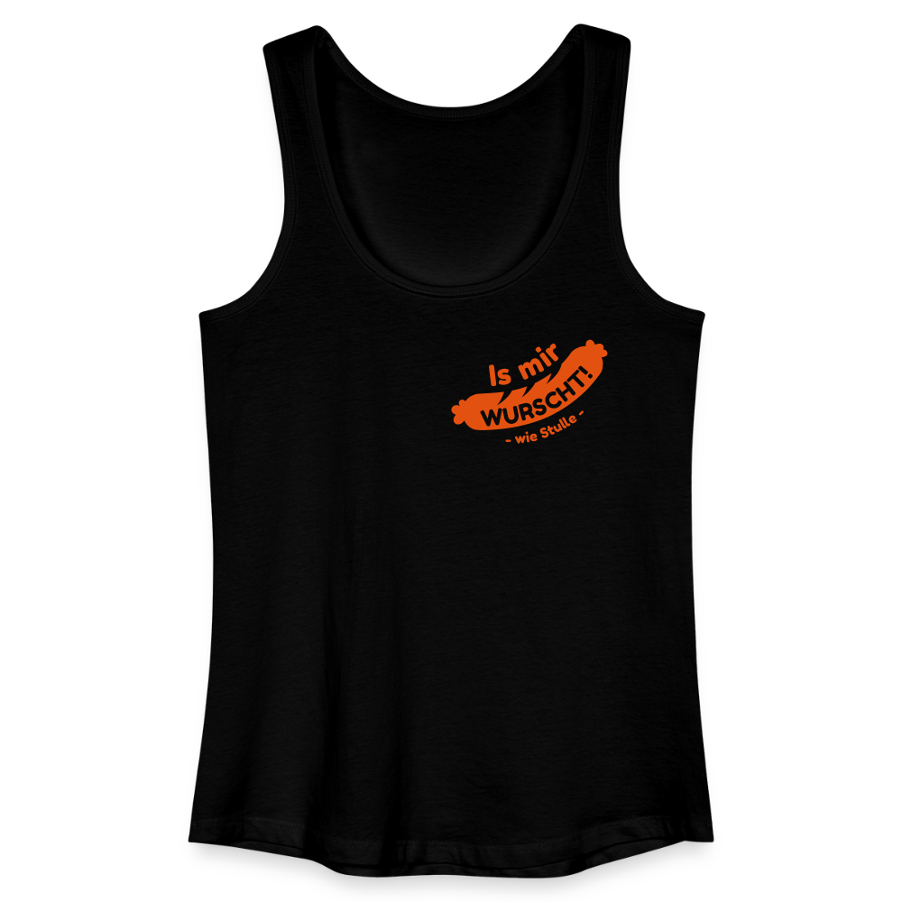 Is mir Wurscht - Frauen Bio Tank Top - Schwarz