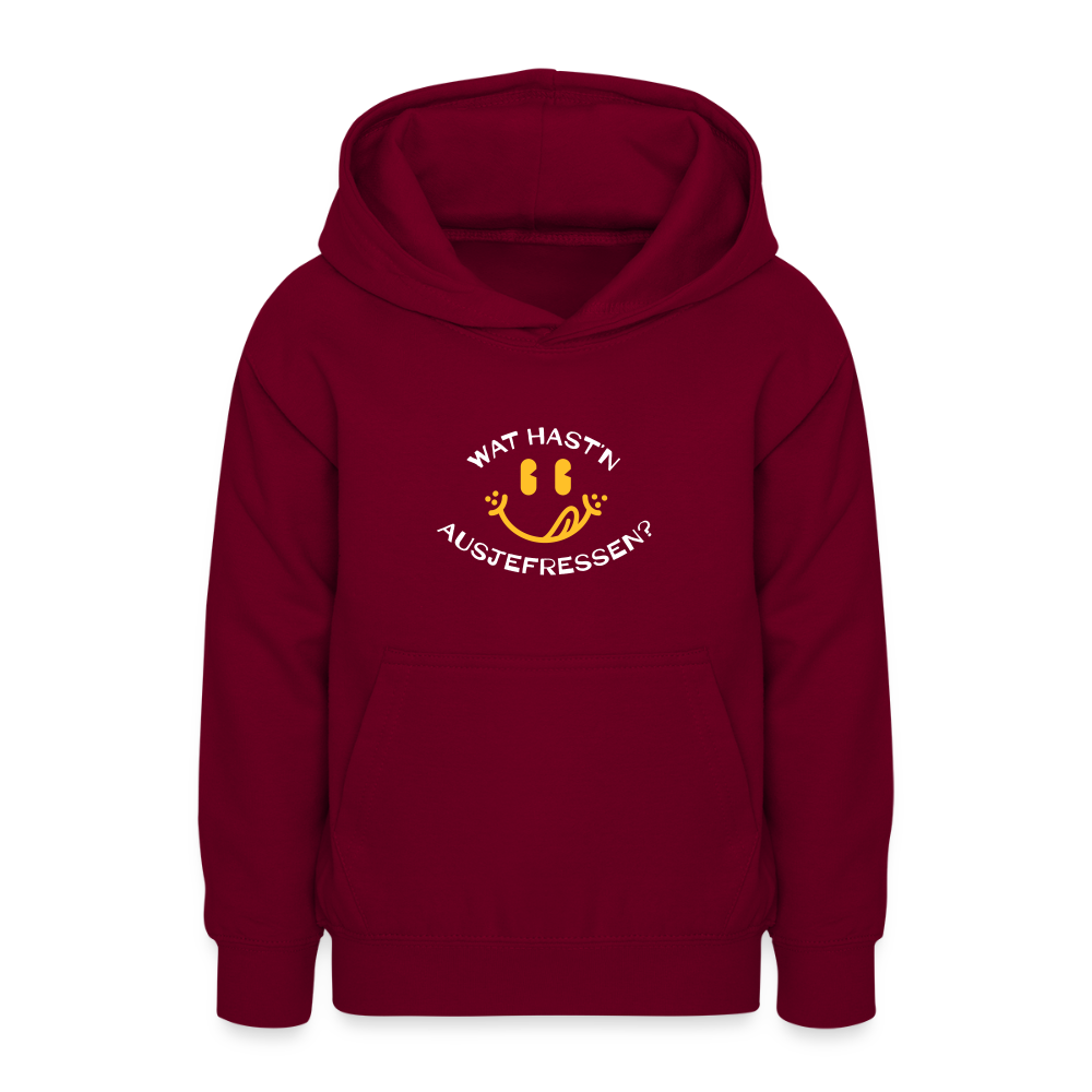 Wat Hast’n Ausjefressen - Teenager Hoodie - Bordeaux
