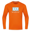 U7 - Männer Sport Langamshirt - Neonorange