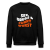 Sex, Drucks & Currywurst - Unisex Bio Sweatshirt - Schwarz