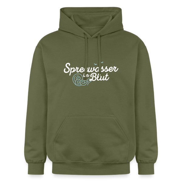 Spreewasser im Blut - Hoodie - Militärgrün