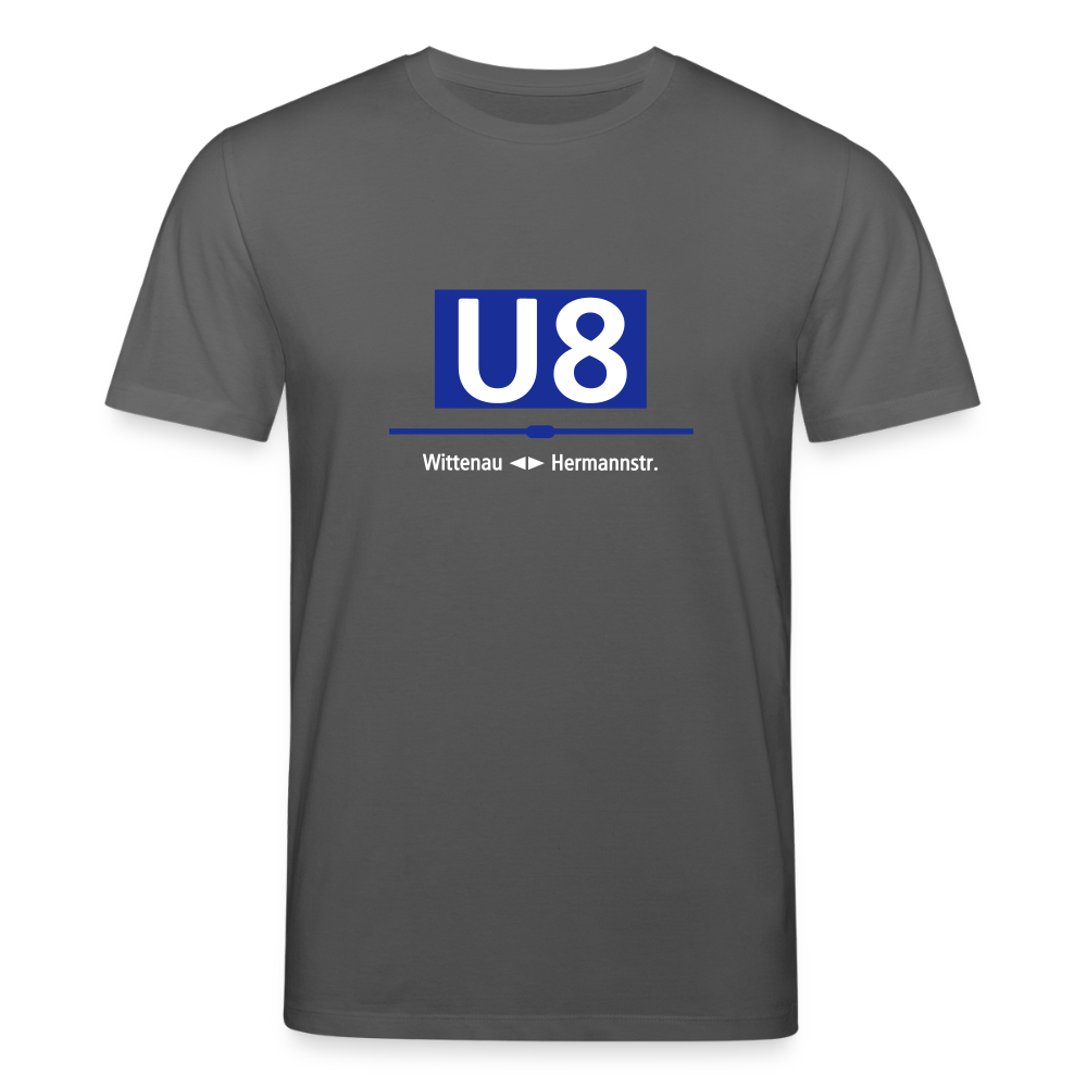 U8 - Unisex Bio T-Shirt - Anthrazit